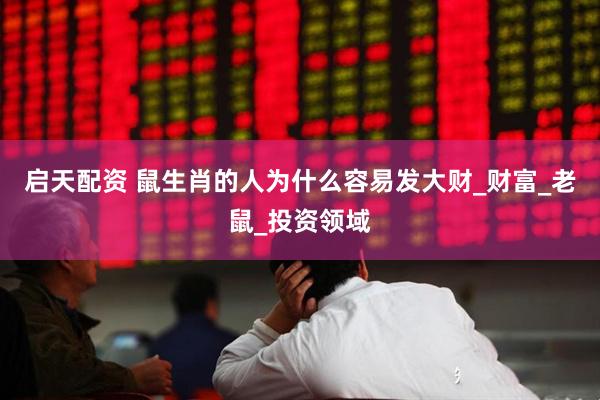 启天配资 鼠生肖的人为什么容易发大财_财富_老鼠_投资领域